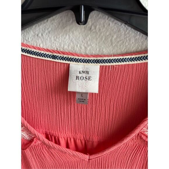 ❤️Knox Rose Flutter Short Sleeve Embroidered Top - Picture 3 of 6